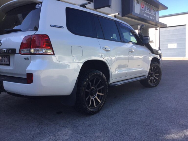 Toyota LandCruiser with 20-inch XD Outbreak wheels and Nitto Ridge Grappler tyres