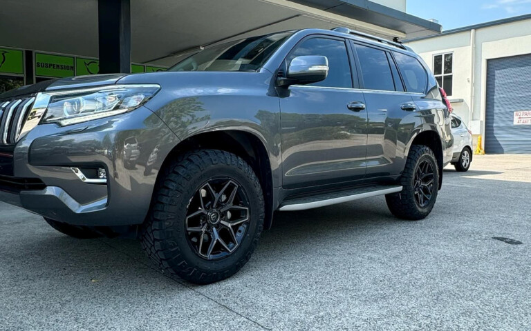 Toyota Prado with Fuel Flux wheels and Nitto Ridge Grappler tyres