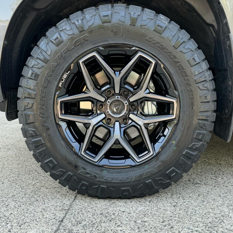 Toyota Prado with Fuel Flux wheels and Nitto Ridge Grappler tyres