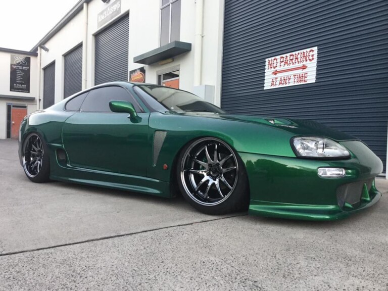 Toyota Supra with 19-inch Aodhan wheels and Federal RSR-R tyres