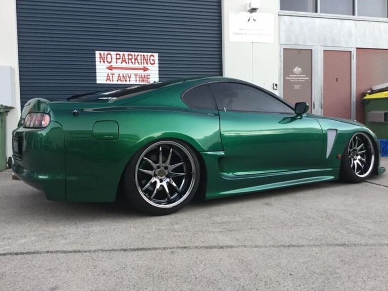 Toyota Supra with 19-inch Aodhan wheels and Federal RSR-R tyres