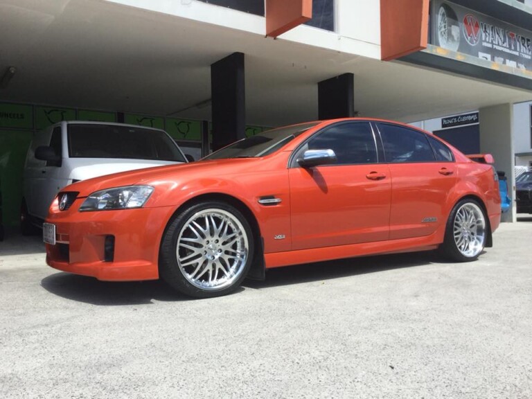 VE Commodore with staggered 20-inch SSW Raptor wheels