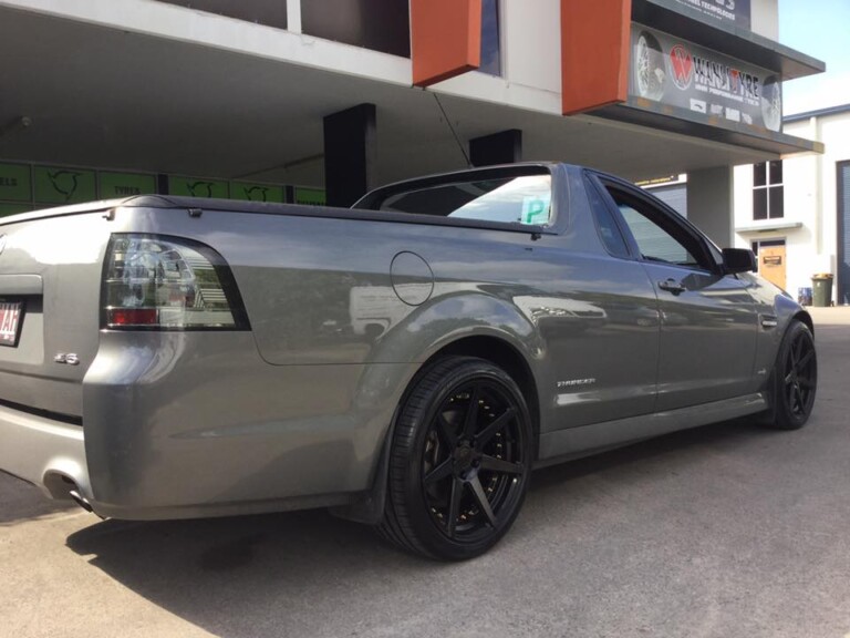 VE Thunder ute with 19-inch staggered Vertini Dynasty wheels