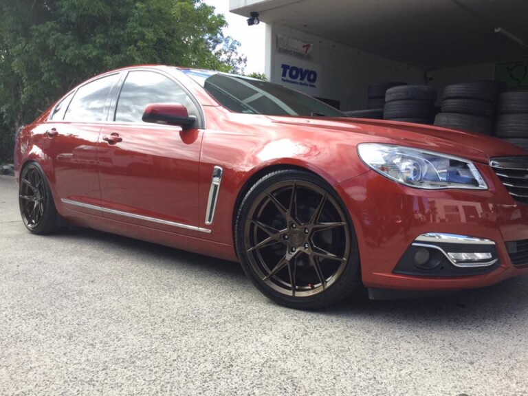 VF Commodore with XYZ coilovers