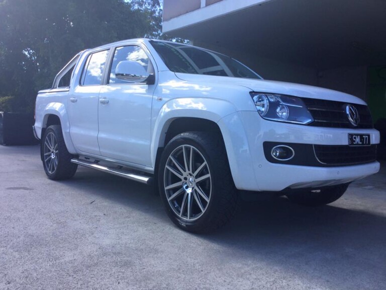 Volkswagen Amarok with 22-inch TSW alloy wheels and Nitto tyres