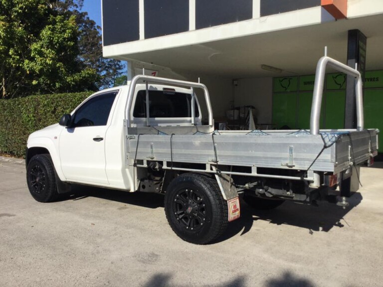 VW Amarok with 17-inch Monster 2 wheels in black with Nitto Terra Grappler tyres