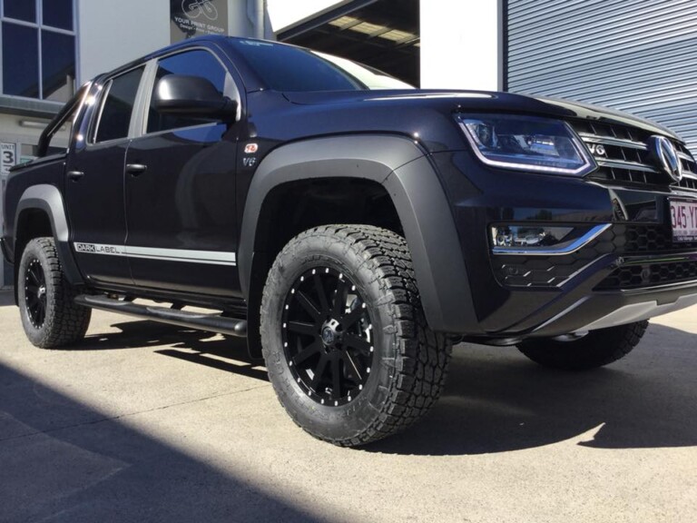 VW Amarok with 18-inch KMC Heist wheels and Nitto Terra Grappler tyres
